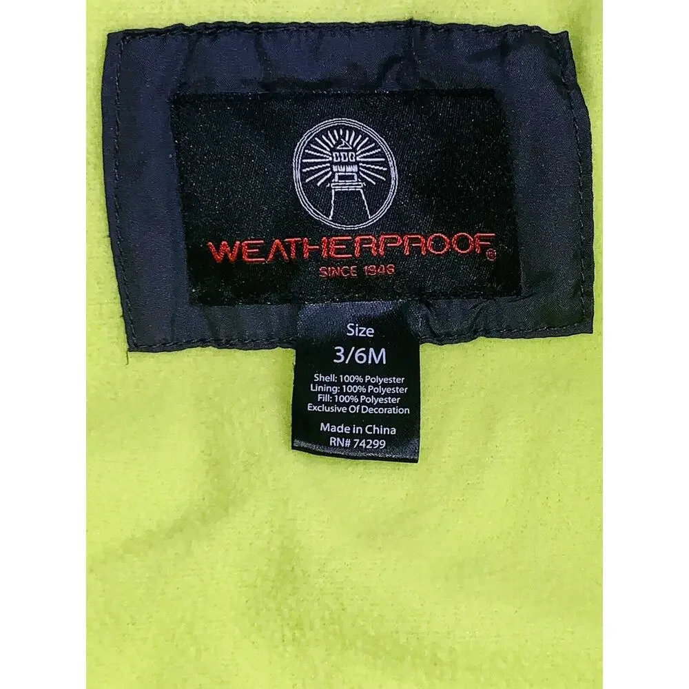 Snowsuit Bunting 3-6 Mo Performance Weatherproof Mountain Rescue Unit Unisex Puf